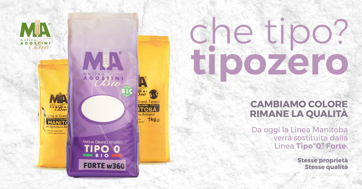 Confezione di farina di tipo 0 Molino Agostini