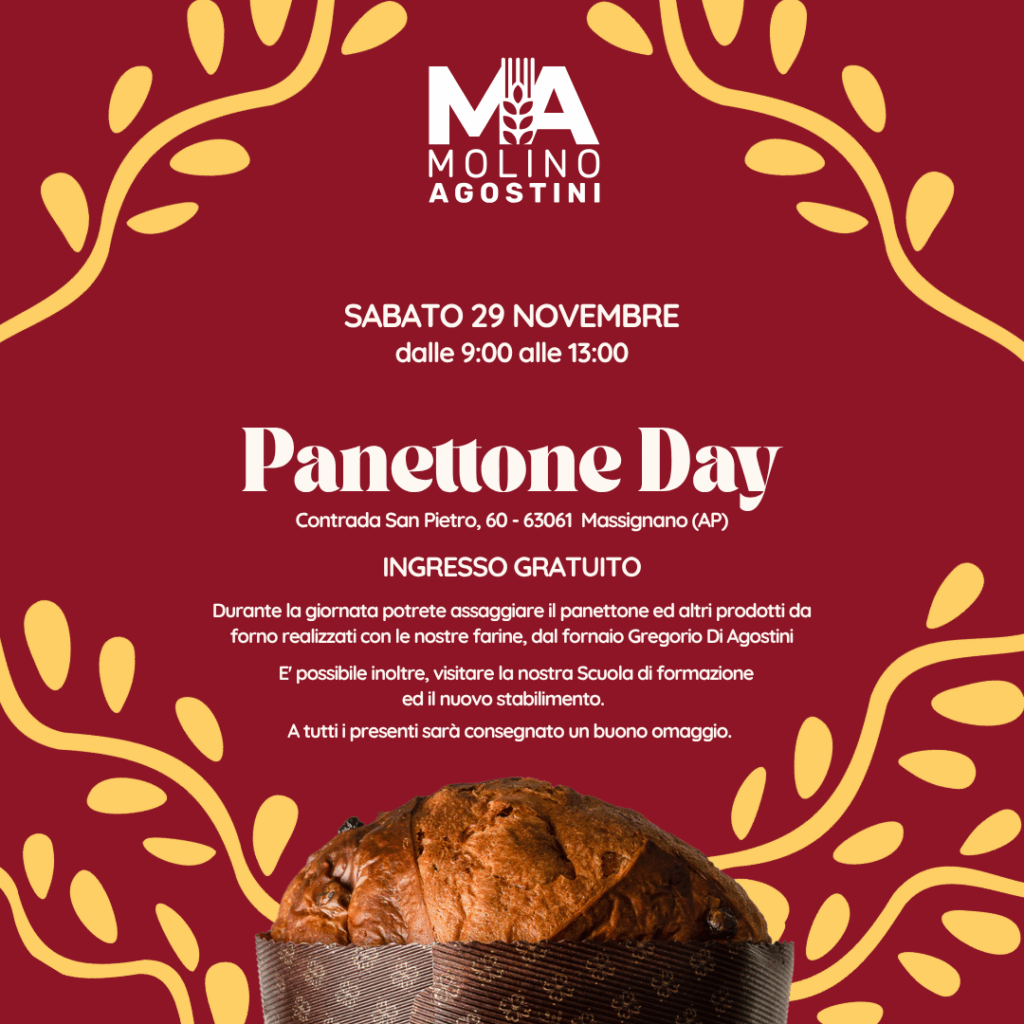 Panettone Day Molino Agostini 29 Novembre 2025